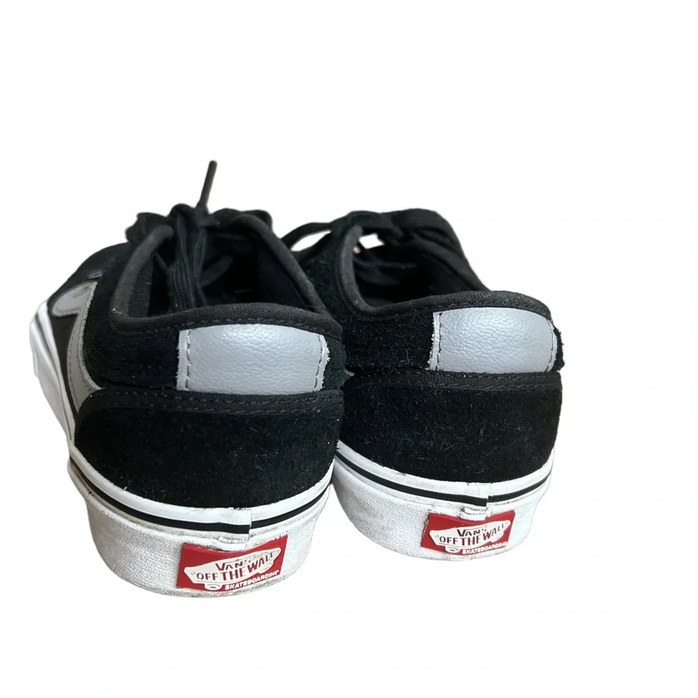 Vans Pro Old Skool Classic Black and White Low-Tops *with Popcush* Skater Shoes - Picture 7 of 12
